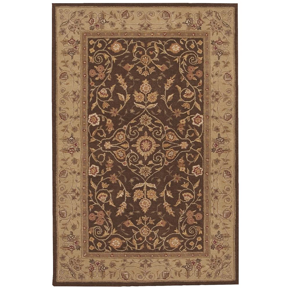 Nourison HE05 Weston 8 Ft. X 8 Ft. Other Rug in Black,Brown